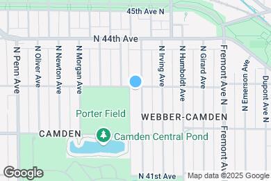 Map image of the property - 4253 James Ave N