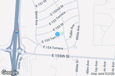 Map image of the property - 6203 E 153 Terrace