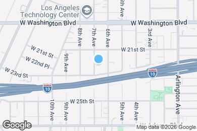 Map image of the property - 2204 7th Ave