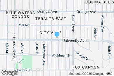Map image of the property - 4630 University Ave