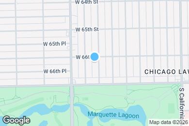 Map image of the property - 6612 S Albany Ave