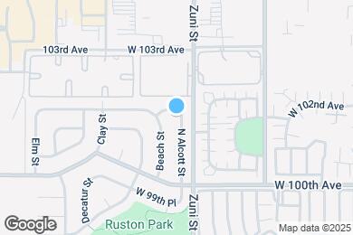 Map image of the property - 10025 Alcott St