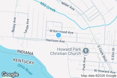 Map image of the property - 707 W Harrison Ave