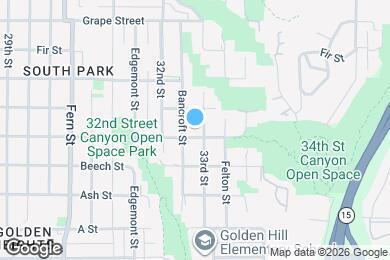 Map image of the property - 3268 Cedar St