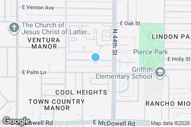 Map image of the property - 4329 E Hubbell St