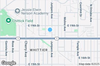 Map image of the property - 1845 Junipero Ave