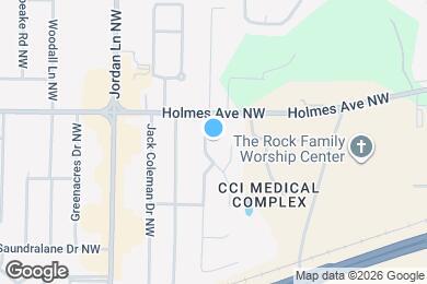 Map image of the property - 416 Hillmont Dr NW