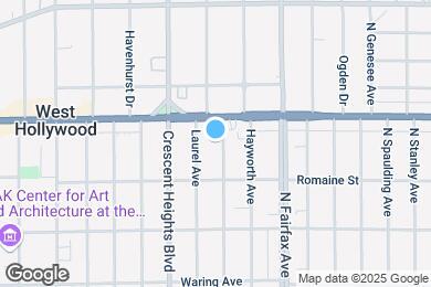 Map image of the property - 1041 N Edinburgh Ave