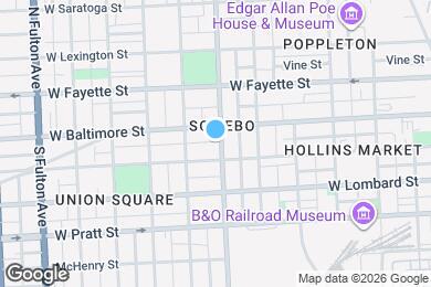 Map image of the property - 16 S Carey St