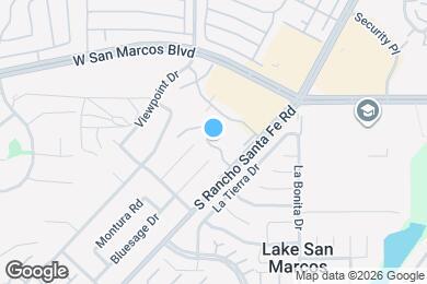 Map image of the property - 858 S Rancho Santa Fe Rd