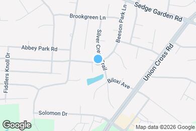 Map image of the property - 1815 Beeson Park Ln