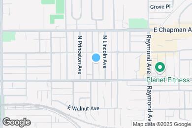 Map image of the property - 130 N Yale Ave