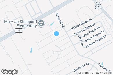 Map image of the property - 1414 Monte Carlo Dr