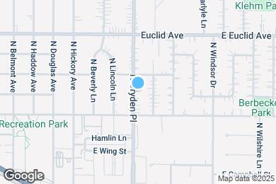 Map image of the property - 221 N Dryden Pl