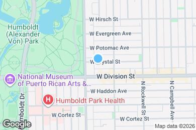 Map image of the property - 2733 W Crystal St