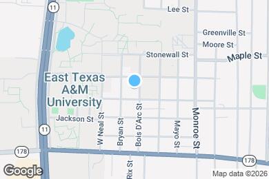 Map image of the property - 2305 Bois D Arc St