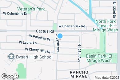 Map image of the property - 12654 W Paradise Dr