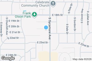 Map image of the property - 4409 E 20th St