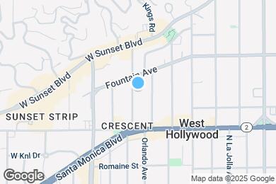 Map image of the property - 1222 N Olive Dr