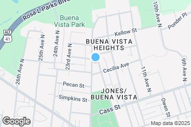 Map image of the property - 2209 15th Ave N