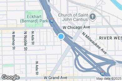 Map image of the property - 706 N Racine Ave