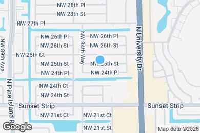Map image of the property - 8400 NW 25th St