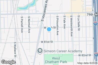 Map image of the property - 8018 S Harvard Ave