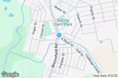 Map image of the property - 705 Bloomfield St