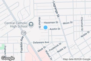 Map image of the property - 154 Austin St