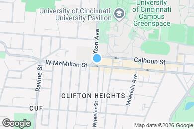 Map image of the property - 230 W McMillan St