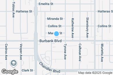 Map image of the property - 14335 Burbank Blvd