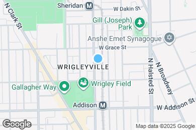 Map image of the property - 3731 N Sheffield Ave