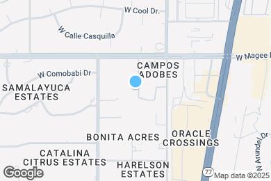 Map image of the property - Cortland North Tucson