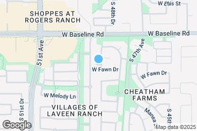 Map image of the property - 7820 S 48th Dr