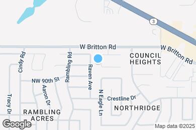 Map image of the property - 9205 N Eagle Ln