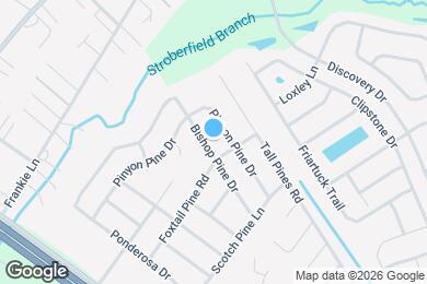 Map image of the property - 1319 Bishop Pine Dr