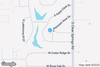 Map image of the property - 715 S Pleasant View Dr