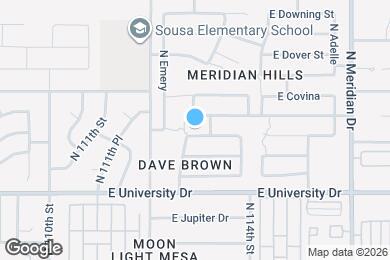 Map image of the property - 11248 E Camino St