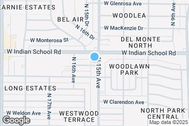 Map image of the property - 1508 W Amelia Ave