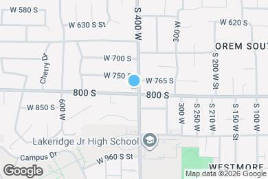 Map image of the property - 412 S 800 W St