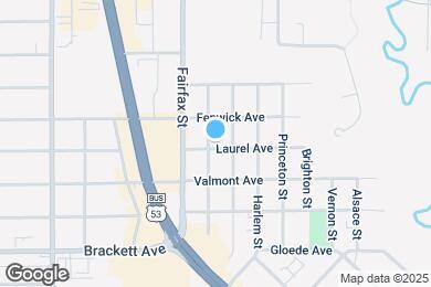 Map image of the property - 3614 Laurel Ave