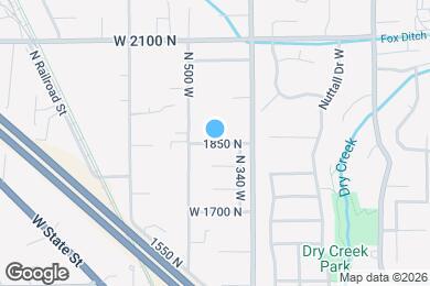Map image of the property - 4059 W 1850 N