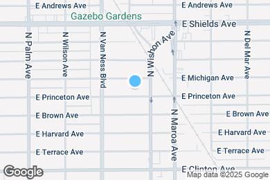 Map image of the property - 725 E Princeton Ave
