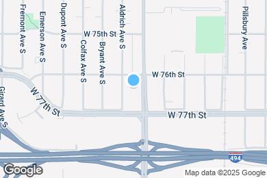Map image of the property - 7600 Lyndale Ave S