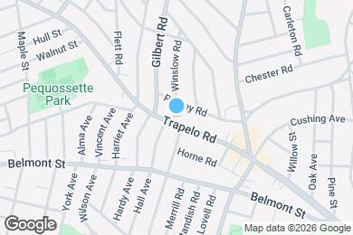 Map image of the property - 187 Trapelo Rd