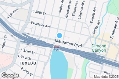 Map image of the property - 1624 MacArthur Blvd