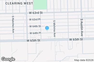 Map image of the property - 6230 W 64th Pl