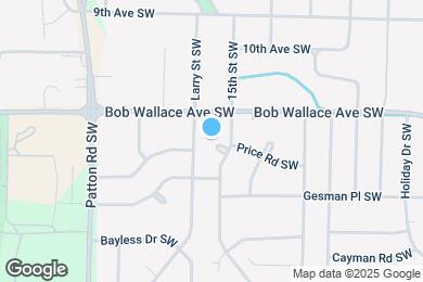 Map image of the property - 2804 Thurman Cir SW