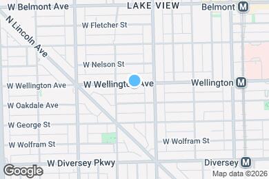 Map image of the property - 1229 W Wellington Ave