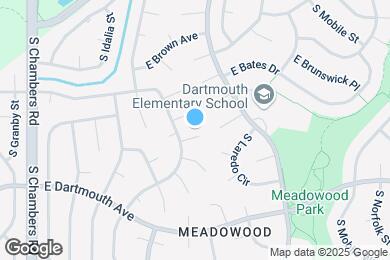 Map image of the property - 15875 E Cornell Pl